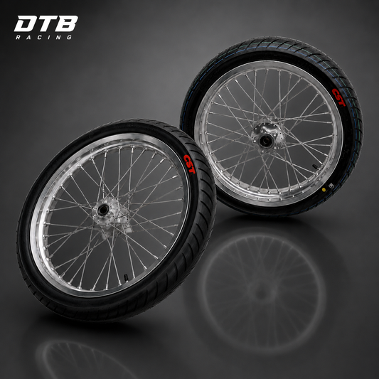 17" Chrome Supermoto Wheel Set For Surron Light Bee